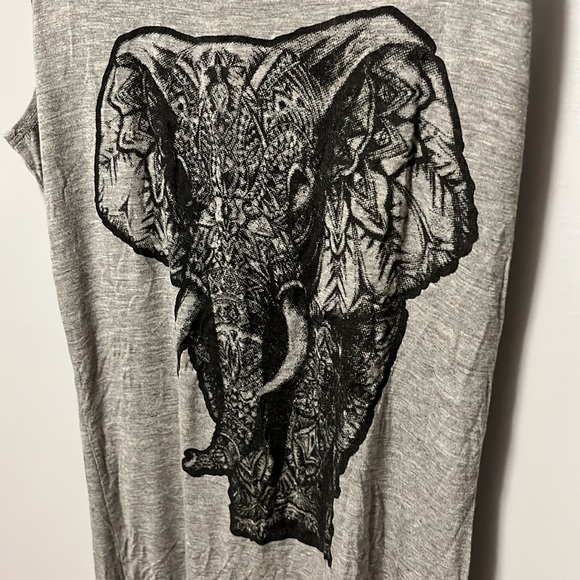 Rebel Sugar Elephant Hi-Lo Maxi Dress Size Small - Picture 2 of 5